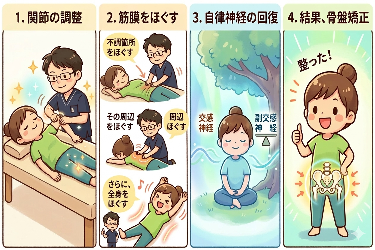 おおい整体院の施術の流れ